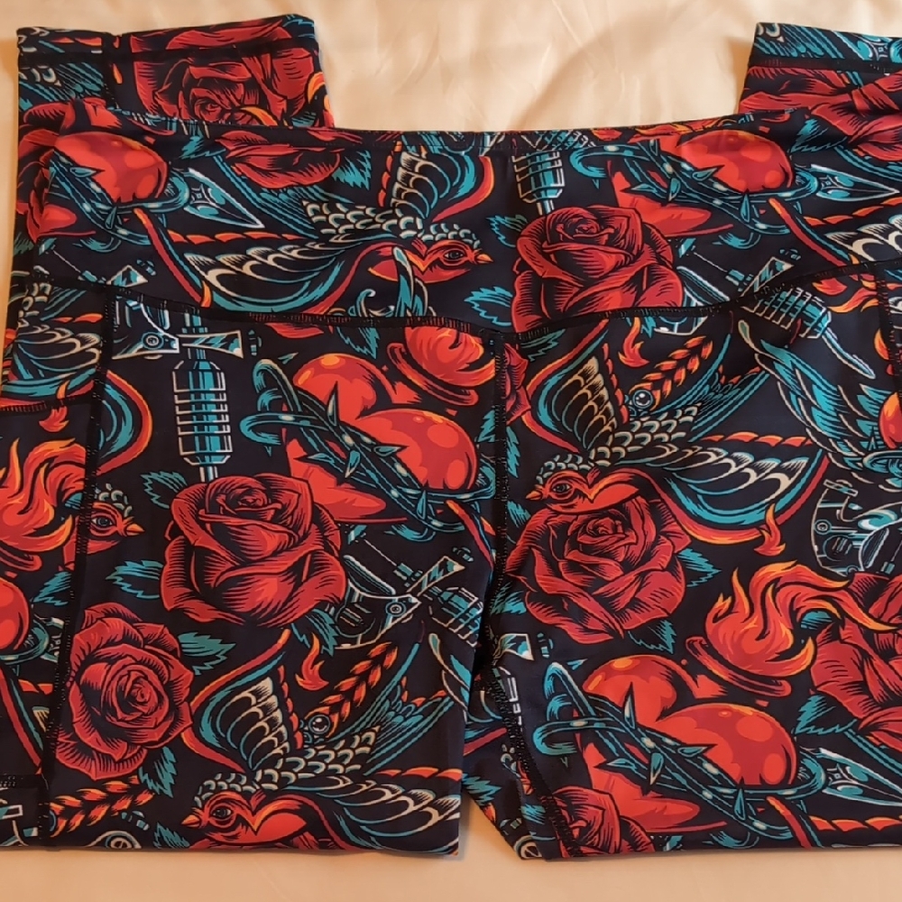 CVG - Constantly Varied Gear Flash Tattoo Capri Leggings